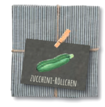 Küchengeschenke Zuckerstern grün/grau