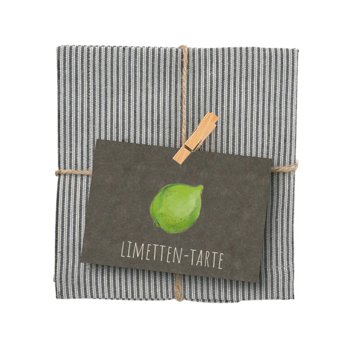 Küchengeschenke Zuckerstern grün/grau