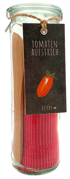 Küchengeschenke  Zuckerstern Rot / Schwarz