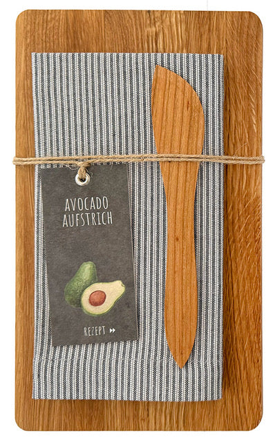 Küchengeschenke Zuckerstern grün/grau