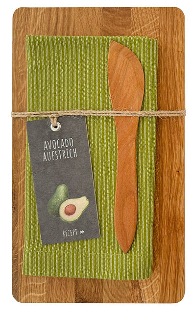 Küchengeschenke Zuckerstern grün/grau