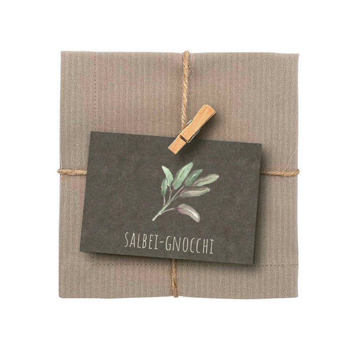 Küchengeschenke  Zuckerstern schwarz/ natur