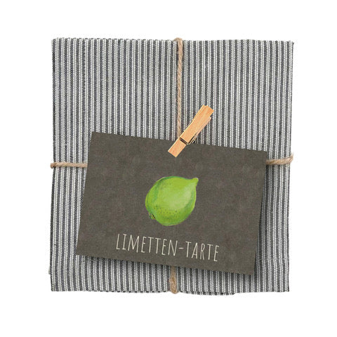 Küchengeschenke Zuckerstern grün/grau