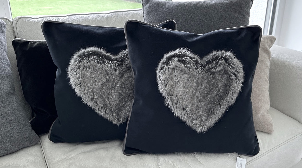 Kissen Love Fellherz