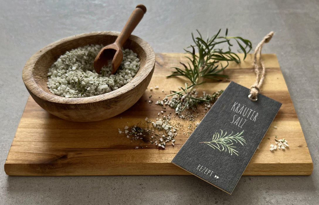 Küchengeschenke Zuckerstern grün/grau