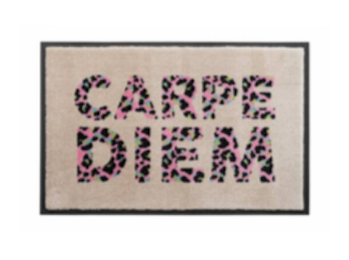 Fussmatte carpe diem pink