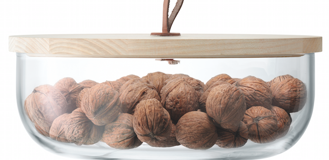 IVALO Schale mit Holzdeckek L