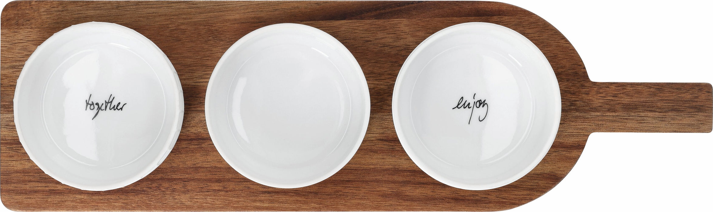 Schalenset Häppchenweise mit Brett
