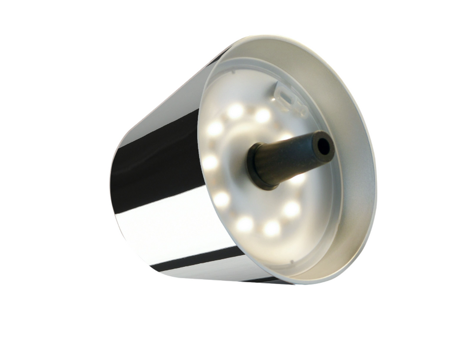 TOP LED Lampe Chrom