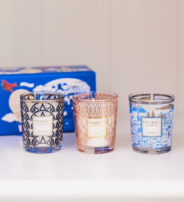 Travel-Set Baobab Manhattan, Paris, Mykonos
