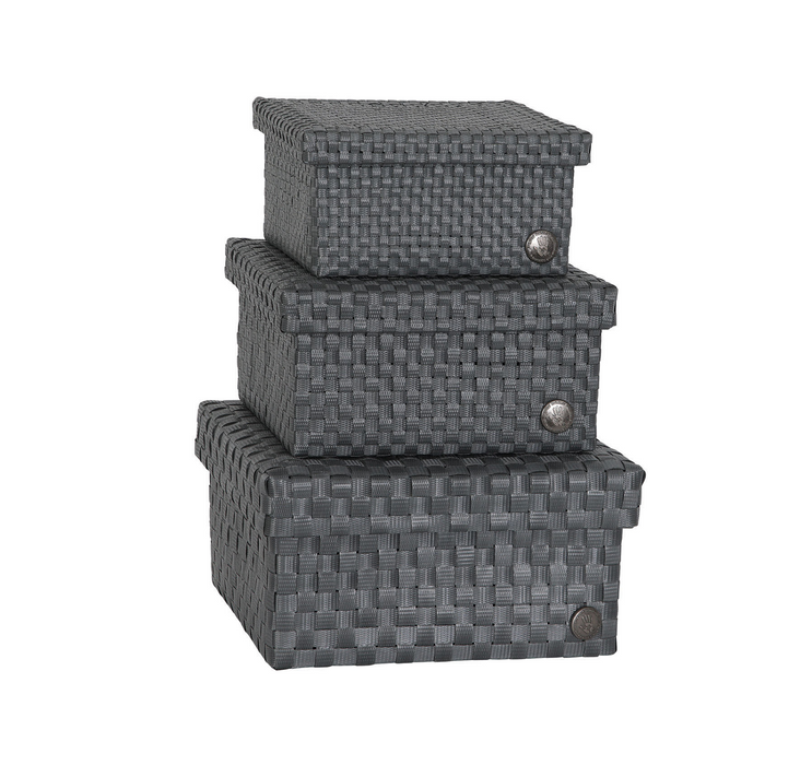 CUBE Körbchenset dark grey Uni
