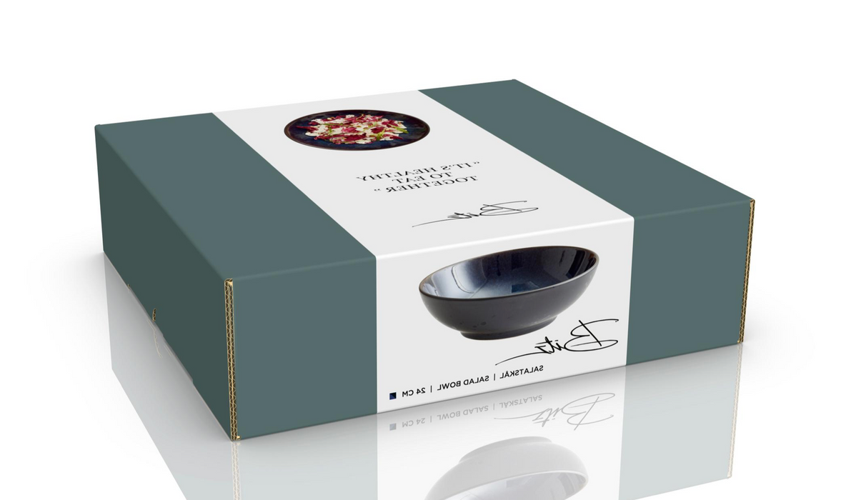 Salatschale dark blue S