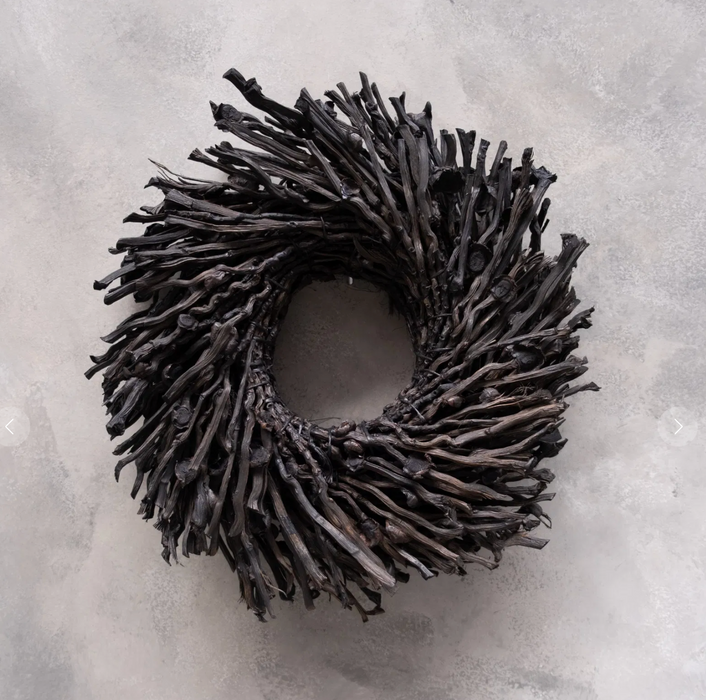 NEU! Kranz Palm twings schwarz