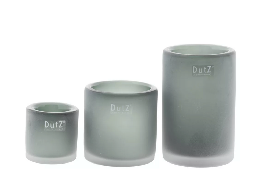 NEU Kerzenglas Grey matt ab September lieferbar