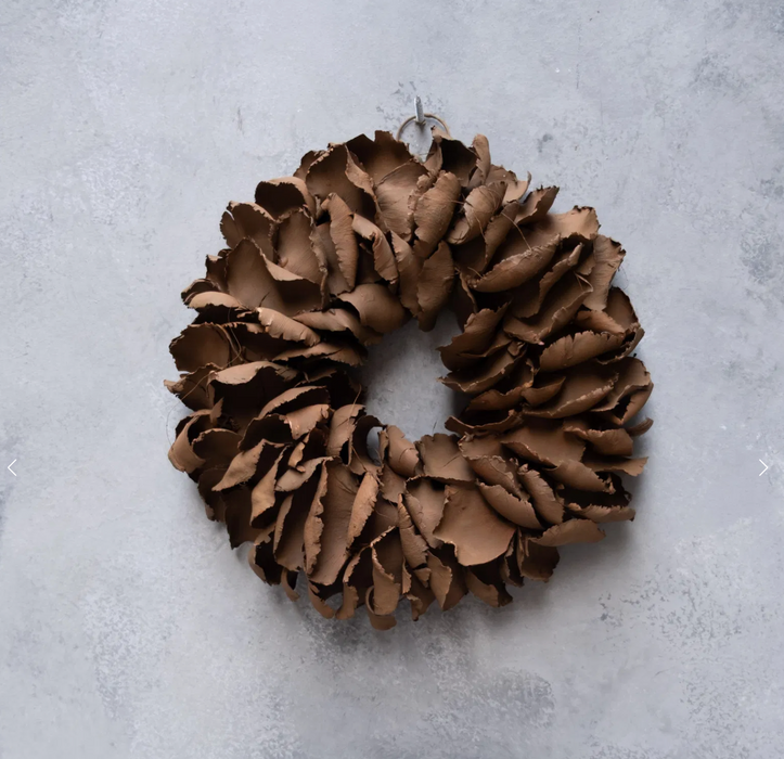 NEU! Kranz Palm Metal wreath Cacoa