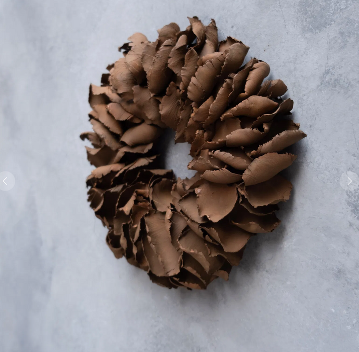 NEU! Kranz Palm Metal wreath Cacoa