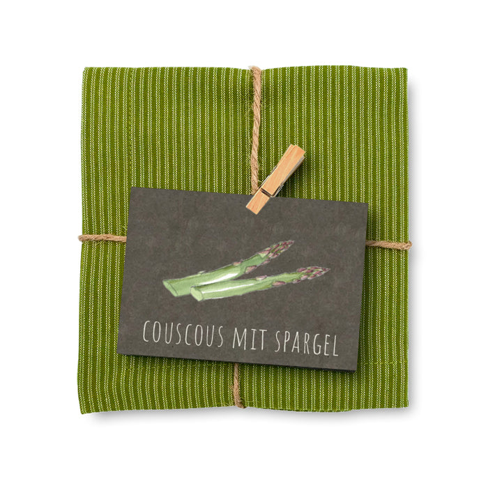 Küchengeschenke Zuckerstern grün/grau