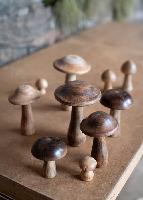 Holzpilze Puja 2er Set