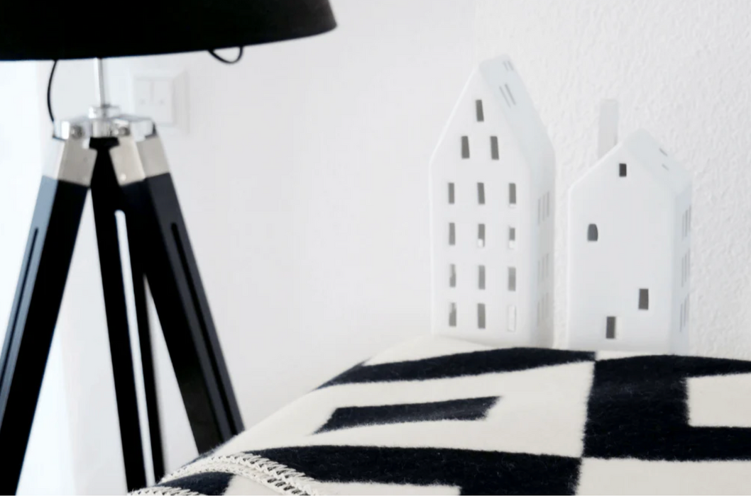 Kuscheldecke LASSE schwarz